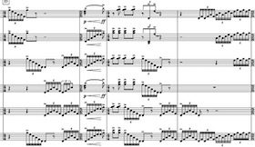 First page of the score of Sextet No. 1